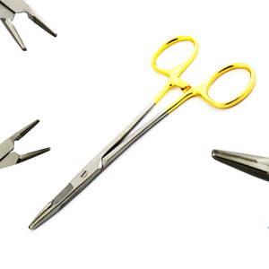 Pinza Portaagujas Olsen Hegar TC, Pinza de Bloqueo Manual de Acero Inoxidable, Instrumento Quirúrgico Veterinario de Precisión para Sutura, CE - Product Image 5