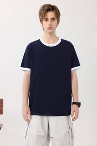 เสื้อยืดผ้าฝ้าย100% สำหรับชายและหญิงดีไซน์ใหม่ลายปะระบายอากาศได้ดีเสื้อยืด200gsm ออร์แกนิคเปล่าย้อมสีด้วยเทคนิค DTG - Product Image 2