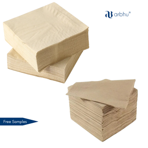 Serviettes en bambou biodégradables, douces, non blanchies, durables et écologiques, parfaites pour les maisons et les repas sans déchets. - Product Image 5