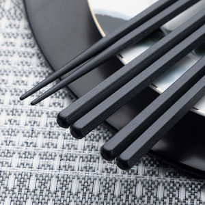 Premium Long Metal <b>Chopsticks</b> for Hotpot Noodles Sushi Dining <b>Reusable</b> Kitchen Tableware Set - Product Image 1