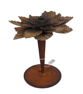 Candelabro de Metal con diseño de flores de Navidad para decoración del hogar - Product Image 2