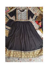 2023สไตล์วินเทจชนเผ่า kuchi afghan แฮนด์เมด salwar kameez ชุดวัฒนธรรมแบบดั้งเดิมทำด้วยมือ - Product Image 5