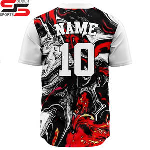 Venta al por mayor de fábrica, uniforme de béisbol, diseño libre de Palestina, camiseta de béisbol para hombre, camiseta de béisbol personalizada - Product Image 6
