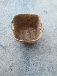 Boîte de rangement carrée tissée à la main en jacinthe moderne Bac de gestion des eaux usées de restaurant multifonctionnel durable - Product Image 5