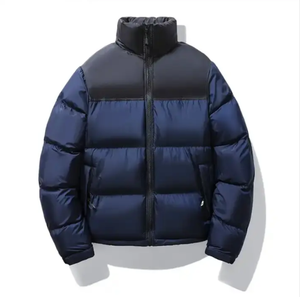Veste matelassée en duvet avec logo personnalisé de haute qualité pour hommes, veste d'hiver décontractée en coton pour les sports d'extérieur pour hommes - Product Image 5