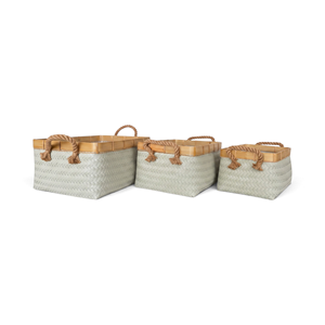 Cesta de Almacenamiento de Mimbre con Asas KRJ - Product Image 1