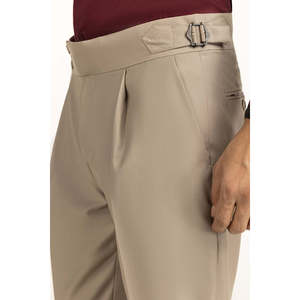 กางเกงกูร์กาลายพรางแบบปกติ FP-GRK25-008 ผ้าฝ้ายอ๊อกซ์ฟอร์ด 100% เอวสูง ไซส์ XL สีวอช ซิปตกแต่งจีบ - Product Image 3