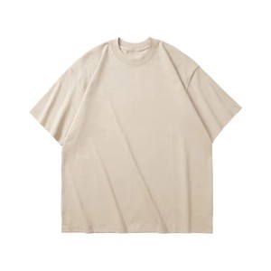 เสื้อยืดผู้ชายพิมพ์ลายรุ่นเฮฟวีเวตแขนสั้นลำลองขนาดใหญ่พิเศษเปิดไหล่ - Product Image 5