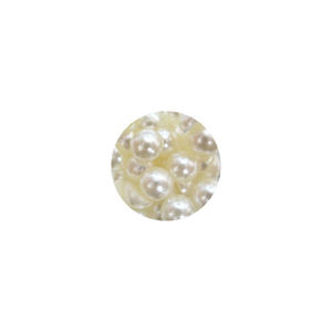 ไข่มุกออฟไวท์ขนาด 6 มม. ประมาณนี้ 40 ชิ้น ไรน์สโตนติดเล็บ 6-Ph - Product Image 1