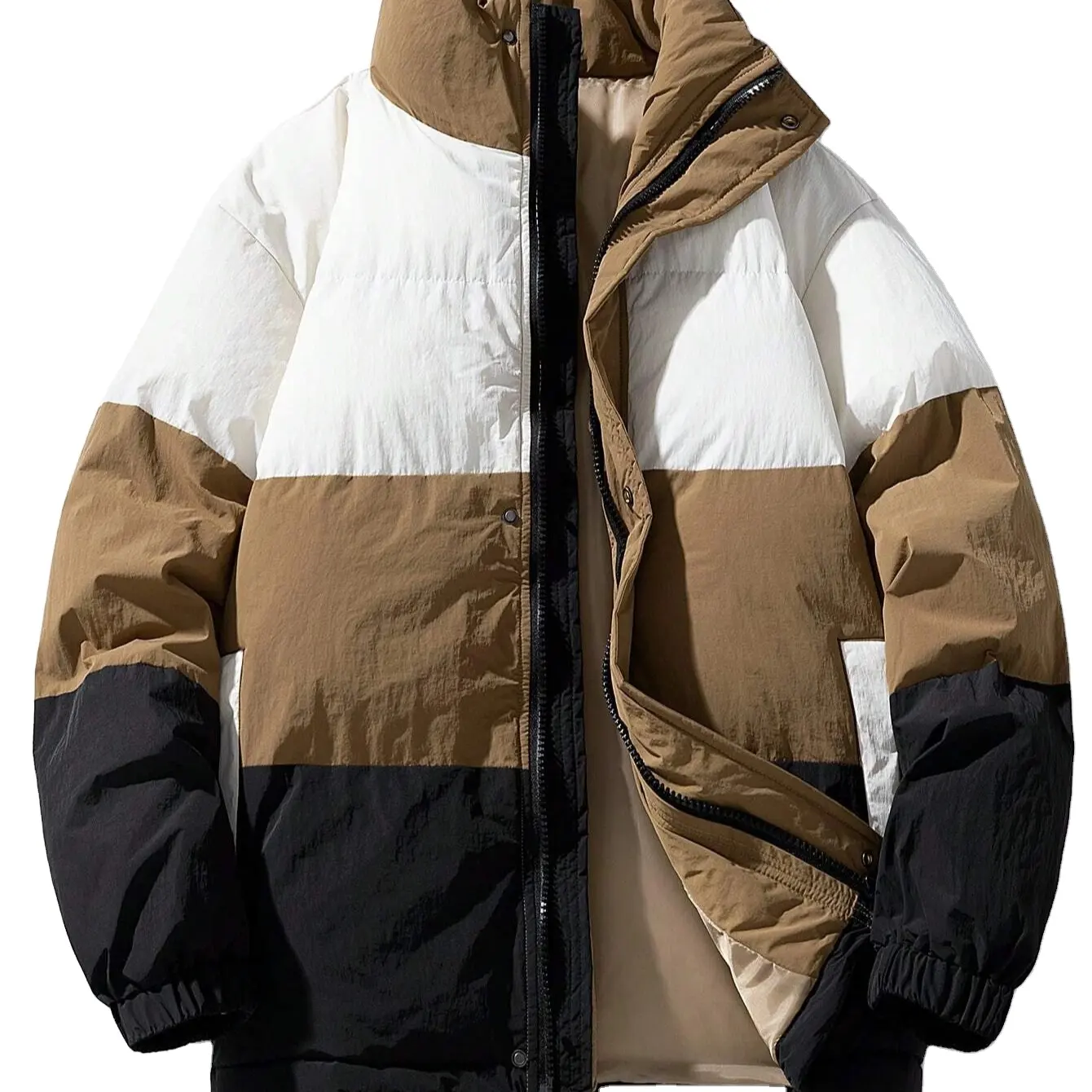 OEM Men's Winter Thick Warm Men's Jacket, Fashionable And All-matching Padded Puffer Jacket