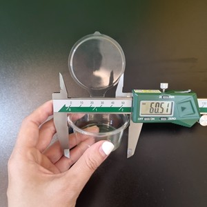 Récipient en plastique PET jetable pour emballage alimentaire de 2oz 60ml tasse à sauce avec couvercle à charnière prix d'usine bas - Product Image 5