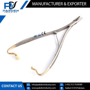 ที่ใส่เข็มสเตนเลสสตีลเครื่องมือพื้นฐานสำหรับการผ่าตัดด้วยมือดีไซน์ OEM ตามสั่ง - Product Image 4