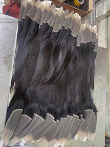 100% naturel vente chaude vendeur de cheveux indiens bruts et exportateur d'Inde - Product Image 4