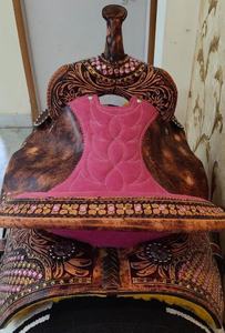 Selles de course de baril directes d'usine selles de cheval occidentales en cuir véritable faites à la main de qualité supérieure selles de cowboy et de rodéo en vrac - Product Image 3