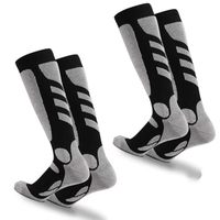 Chaussettes de ski d'hiver épaisses et isolées à fond éponge, longues, pour hommes, absorbant la transpiration, chaudes, pour sports de plein air, vente en gros usine