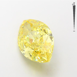 Aniva เพชรพลอย IGI ได้รับการรับรอง3.21CT เพชรที่ปลูกในห้องปฏิบัติการที่มีสีเหลืองสดใสสวยงาม VS2เพชรหลวม CVD - Product Image 2