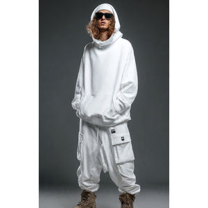 Ensemble survêtement jogging pour homme, streetwear d'hiver, molleton 500 GSM, sweat à capuche, vêtements de jogging pour homme, survêtement oversize pour homme - Product Image 1