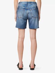 Jorts Personalizados Extra Grandes para Hombre, Rag Bone Miramar Kaia, Casuales, de Cintura Alta, con Botones, de Mezclilla Azul, de Algodón Suave, Estilo Jersey - Product Image 5
