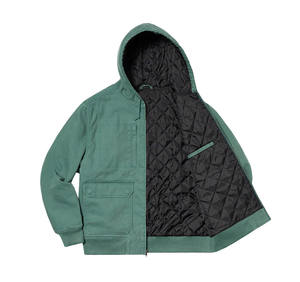 แจ็คเก็ตเดนิมผ้าแคนวาสหนานุ่มสั่งทำพิเศษสำหรับฤดูหนาว ปักลายได้ กลับด้านได้ กันลม สำหรับผู้ชาย - Product Image 5