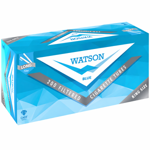 Watson King Size Blue Cigarette Tubes 200 Tubes par boîte Diamètre 8.1mm - Product Image 1
