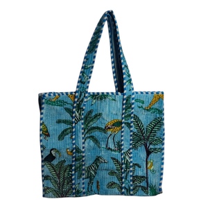 2025 Latest Design <b>Quilted</b> Beaded <b>Bag</b> with Sequined Decoration Made in India for Export - Product Image 1