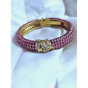 <b>Ruby</b> and CZ Fashion Bangles - Product Image 2