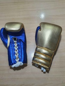 Ventas calientes Guantes de boxeo con cordones Guantes de competición de boxeo de buena calidad Correa de muñeca ajustable Guantes de boxeo hechos a medida - Product Image 5