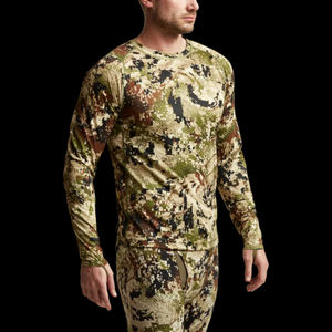 Autumn Hunting Long Sleeve <b>Pullover</b> Quick Dry Camouflage Sweatshirt for Fishing Oversized T-Shirt Digital Printing Woven Fabric - Product Image 3