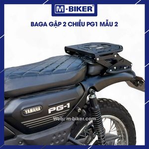 M-Biker Vit Nam PG1 Folding Motorcycle <b>Luggage</b> & Saddlebags <b>Rack</b> High-class Steel Model 2 New Version - Product Image 2
