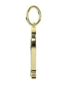 Pendentif en moissanite à lettre le plus vendu, argent sterling 925 plaqué or jaune, pendentif personnalisé avec nom pour femme et homme, pendentif fin - Product Image 2