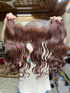 Extensiones de Cabello Humano Remy Ondulado Natural Chino 100% de la Mejor Calidad, en Paquetes de Longitud Completa, a Precio de Mayoreo - Product Image 4