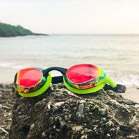 Lunettes de natation en silicone SAEKO approuvées CE, verres en polycarbonate anti-UV, système Ultra-fit, Excellence Taïwanaise, pour adultes et adolescents, Jet