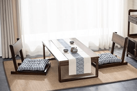 Chaise de sol avec support de dossier, chaise tatami sans jambes de style japonais, chaises tatami de méditation portables