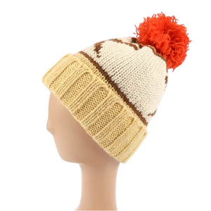 CUSTOMIZE Casual Soft Warm Bobble <b>Beanies</b> Unisex Adjustable Head Circumference 3D Embroidery Outdoor Activities Wholesale Design - Product Image 2