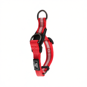 Collier pour animaux de compagnie bicolore avec bandes réfléchissantes pour les promenades en extérieur et la visibilité - Product Image 2