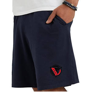 Wholesale Custom Logo 100% Cotton Summer Shorts Solid Pattern Track Workout <b>Printed</b> Casual Man Short Painted Made Pakistan - Product Image 2