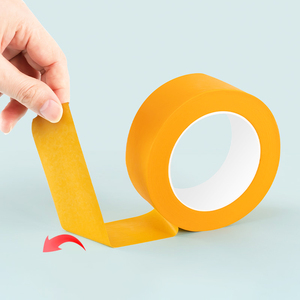 Cinta adhesiva mediana para <span class=keywords><strong>pintores</strong></span> blancos y amarillos para pintura <span class=keywords><strong>de</strong></span> paredes y construcción <span class=keywords><strong>de</strong></span> interiores Precio <span class=keywords><strong>de</strong></span> fábrica al por mayor - Product Image 2