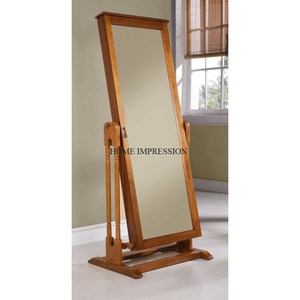 Fabriqué en bois miroir sur pied pour salon et maison extra large avec tiroir meilleure vente miroir de sol de nouvelle collection à la mode en inde - Product Image 6