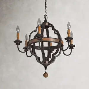 Lustre d'intérieur LED de haute qualité Suspension Design vintage Plafonnier suspendu pour villas - Product Image 3