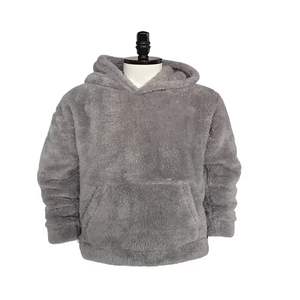 Sudadera con capucha de lana de invierno más vendida Patrón de impresión Suministro OEM Bolsillo de sudadera de tela pesada - Product Image 2