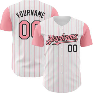Bordado personalizado béisbol Softball Jersey 100% poliéster nombre del equipo impreso Logo transpirable secado rápido uniforme camisa para deportes - Product Image 4