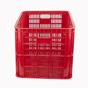 Bread Crates Plastic Durable Multi-Functional HDPE Plastic Crate Portable and Stackable Design for Bread Fruit Vegetable <b>Storage</b> - Product Image 3