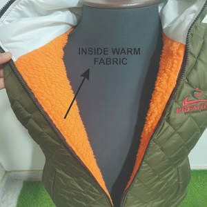 Gilet d'hiver personnalisé, veste matelassée, veste sans manches pour homme, coupe-vent d'hiver, veste chaude pour homme - Product Image 6