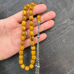 Cuentas de oración enlazadas, Rosario musulmán TASBIH, cuentas de oración musulmana, cuentas de oración musulmana, Rosario de resina islámico Tasbih - Product Image 1