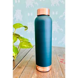 Bouteille d'eau en cuivre faite à la main Inde conception personnalisée fournisseur de gros abordable fabricant exportateur - Product Image 1