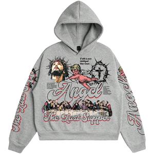 Conjunto Deportivo Personalizado Glory Premium para Hombre con Estampado de Letras, Sudadera y Pantalones Deportivos Extra Grandes con Serigrafía Personalizada - Product Image 1