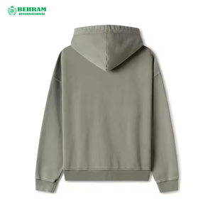 Sweat-shirts unisexes à fermeture éclair 100% coton, en molleton/éponge française, respirants, séchage rapide, coupe classique - Product Image 1