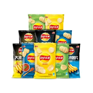 Lay's Potato Chips American Style Cream & Onion Flavour, Crunchy Chips & Snacks (weight may vary)