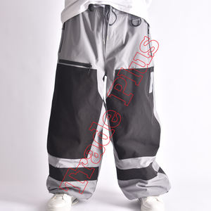 Personalizado de los hombres pantalones de nieve impermeable y a prueba de viento Topper de esquí transpirable OEM forro polar de poliéster cierre de cremallera de talla grande - Product Image 1