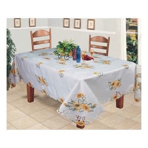 Nappe en dentelle brodée découpée sur mesure pour salle à manger, café, restaurant – OEM, ODM, faible MOQ, vente en gros directe usine - Product Image 3